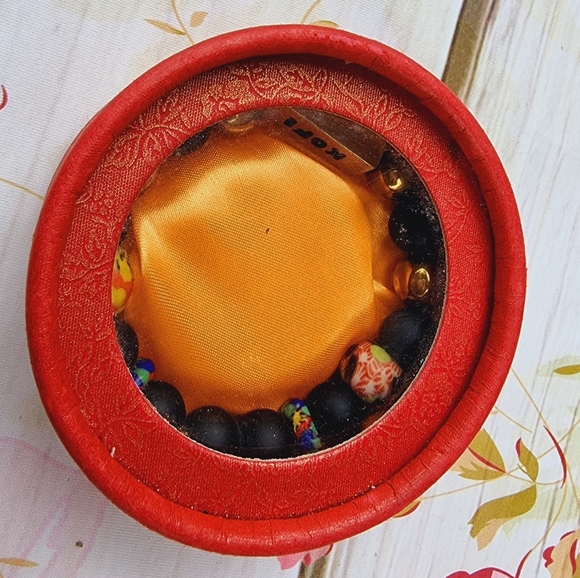 Authentic African men's beads bracelet elastic - Picture 10 of 11